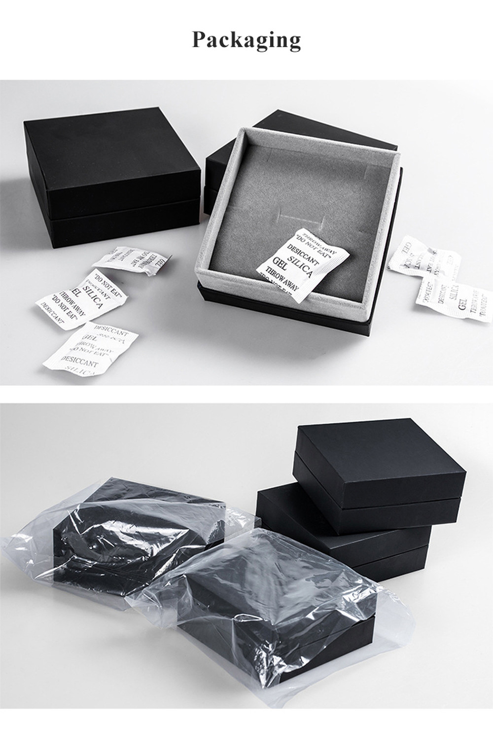 Custom Cardboard Jewelry Gift Boxes Earring Necklace Ring Packaging