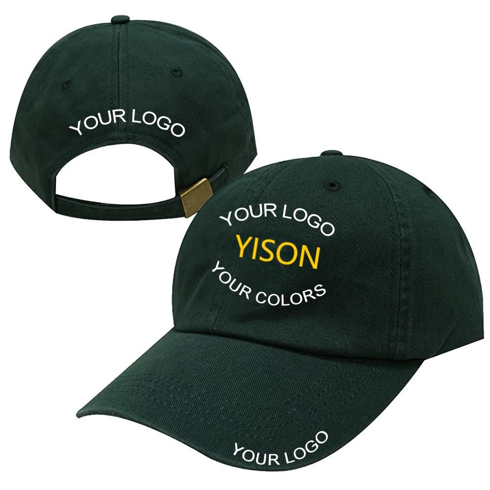 Custom Baseball Cap Embroidery 100% Cotton Twill Dad Hats Sports Caps For Men Women