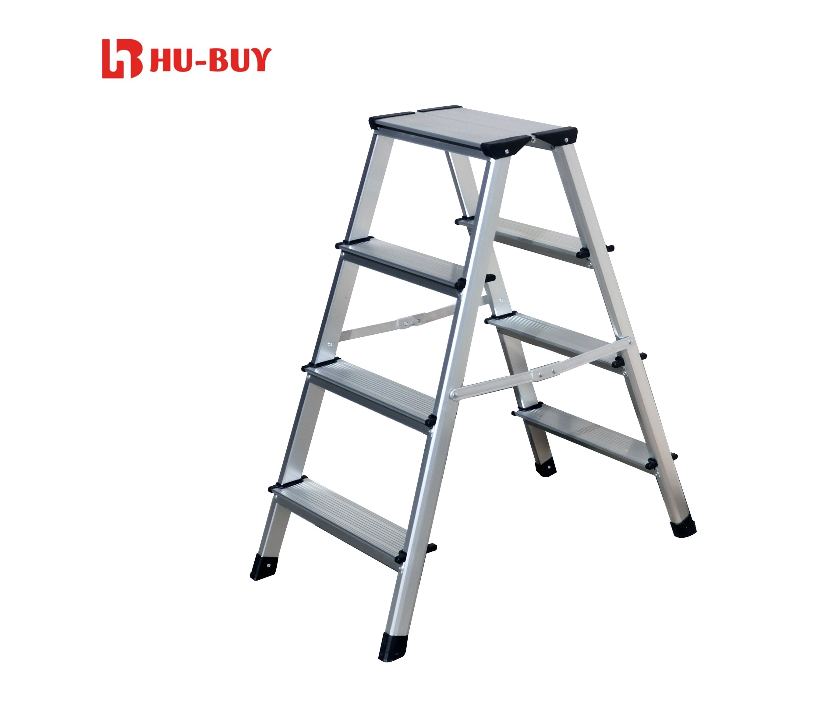 High Strength Aluminum Step Stool 2x4 Steps Rust Proof Long Life Span