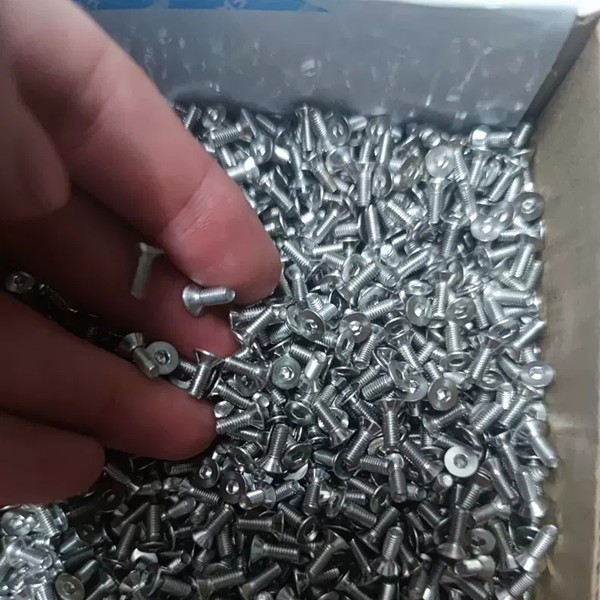 DIN7991 Standard 316 Stainless Steel Flat Head Hex Socket Countersunk Machine Bolt M10 6605- in Inch and Metric System