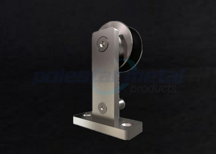 Stainless Steel Decorative Garage Door Hardware For Wood Door Sliding