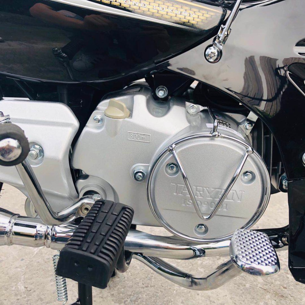 Four Stroke 125cc Moped Motorcycle Air Cooled Customized Color