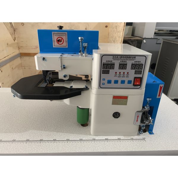 Shoe Must-Have Automatic Hot-Cement PU Leather Shoe Edge Folding Machines with Bend Automatic Notch