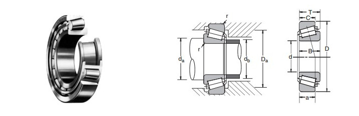 Z1V1 90366-30067 sealed tapered roller bearing C4 Koyo STA3072 NSK KOYO tapered roller bearing STA3072