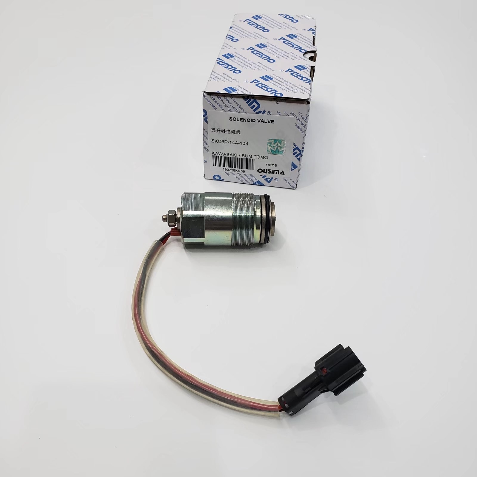 OUSIMA Hydraulic Pump Control Solenoid Valve SKC5P-14A-104 For KAWASAKI SUMITOMO