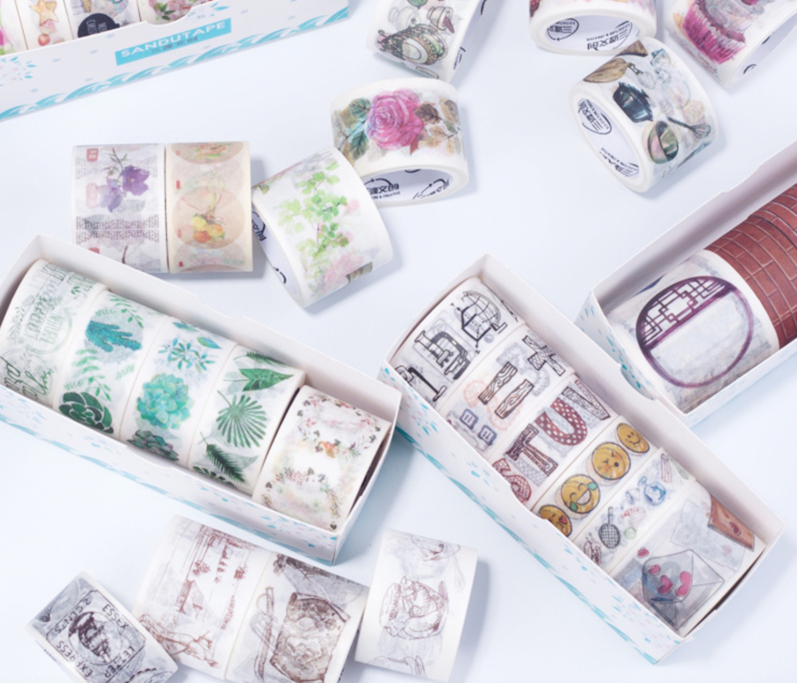China Factory Supplies DIY Arts & Crafts Multi-color Custom Make Washi Tape