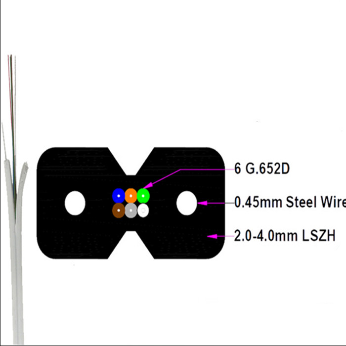 2B6A2 2 Core Fiber Cable