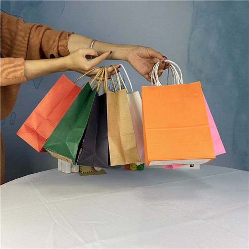 Stationery Portable Multi Color Custom Printed Paper Bags
