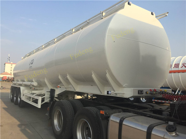 45000L Fuel tanker semi trailer with BPW axle , used fuel tanker truck trailer