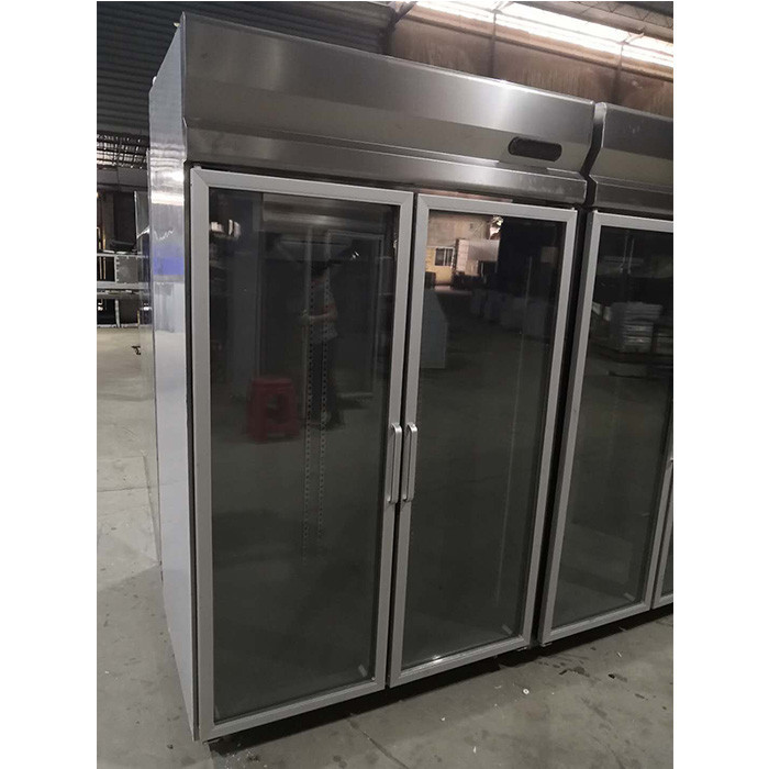 1000L Upright Commercial Stainless Steel Refrigerator Freezer