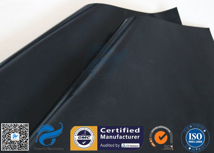 Non Stick Baking Mat Food Grade PTFE BBQ Grill Mat 260℃ 15.75"X13" 0.12MM Black