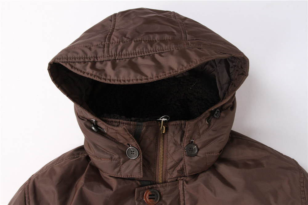 Men's Heavy coats , Men's Heeavy Jacket, Detachable Hood, Metal zipper