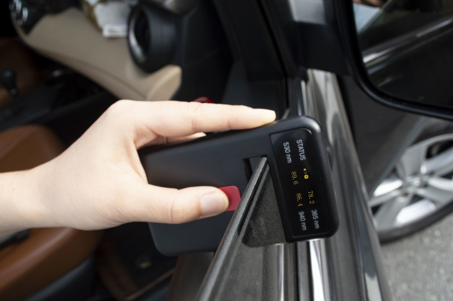Portable Window Tint Meter Tester Visible Light UV IR Geometry Transmission