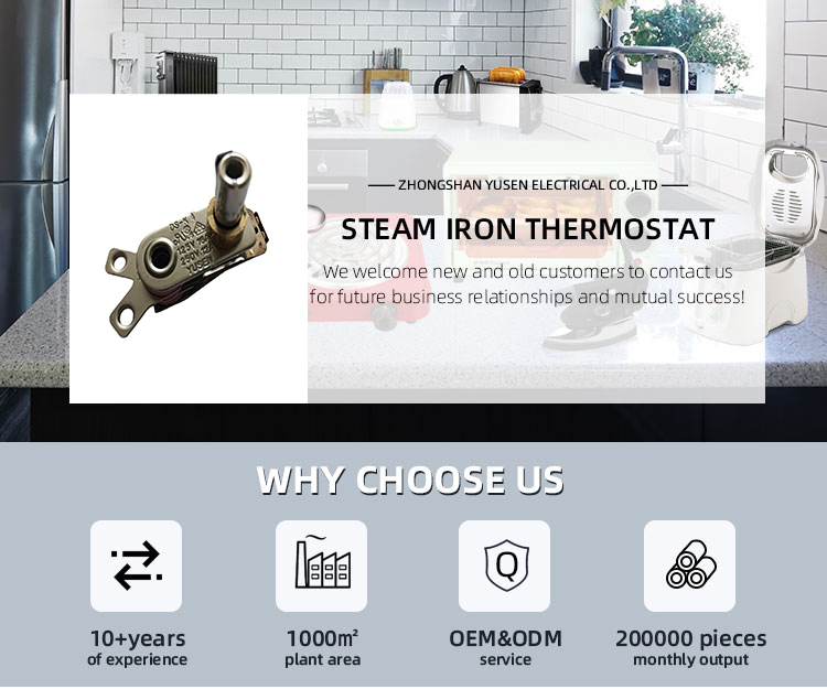 Electric Iron Thermostat Bimetal Temperature Controller 94B for Sewing Machine Parts