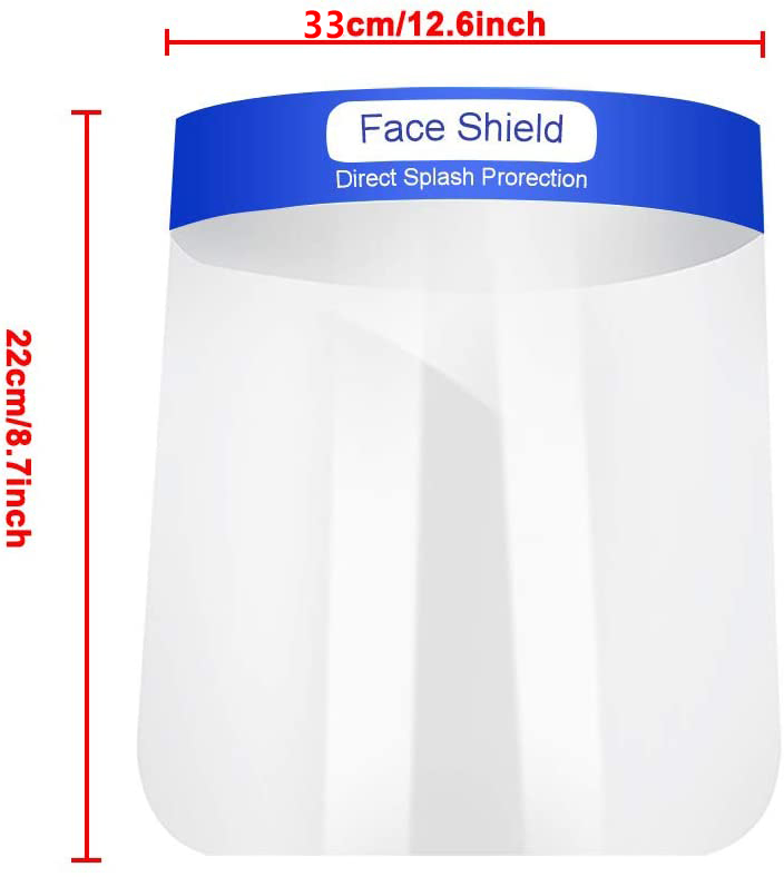 Non Wearing Pressure Plastic Face Shield , Chemical Resistant Face Shield Safe