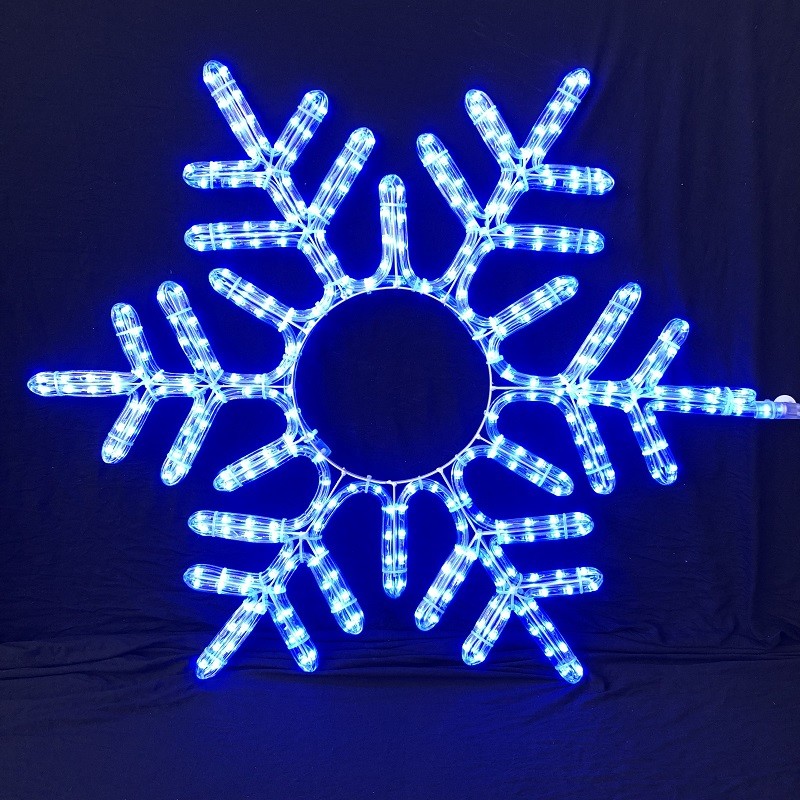 110V/220V LED rope light star motif light IP55 for Christmas show wedding use shopping mall commercial decorating lights