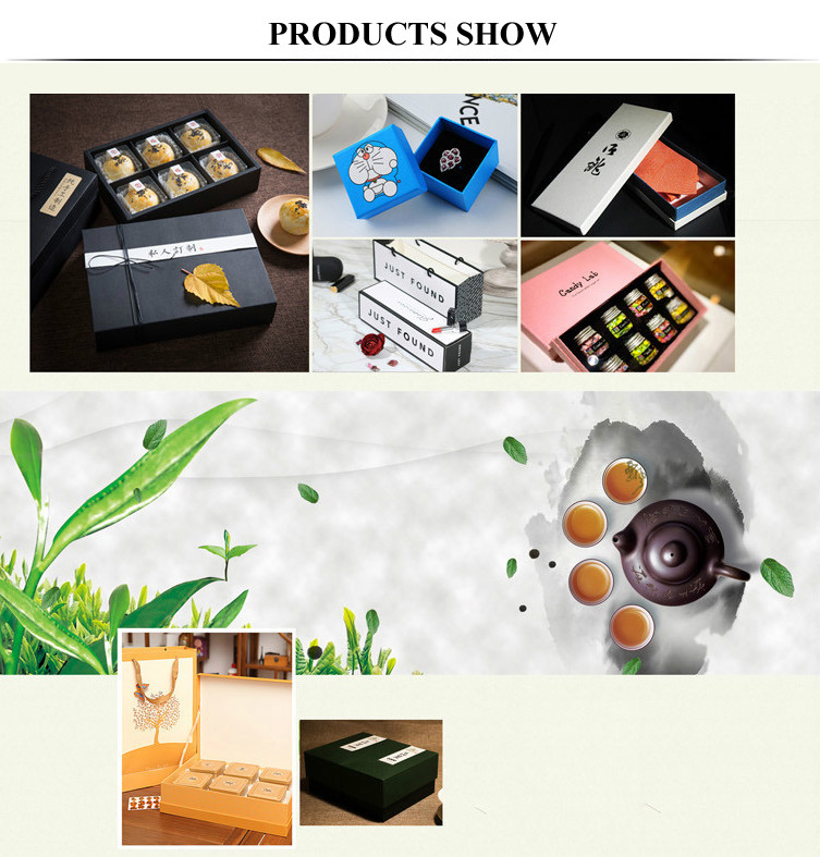 Tableware coffee cup gift box tie hard paper box Colorful box package