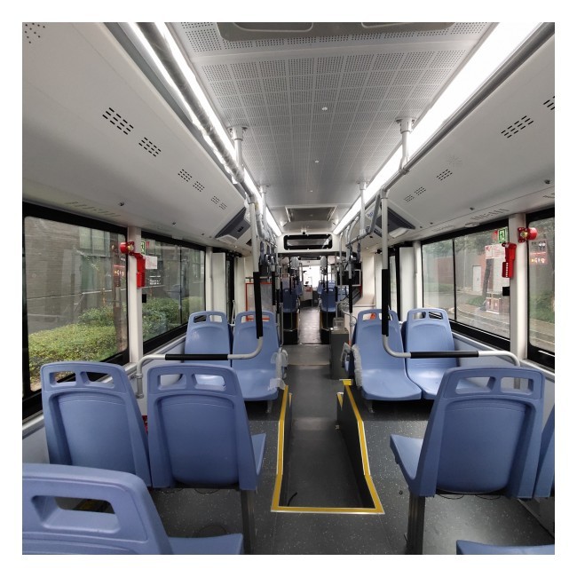 200kw/Rpm 18m Electric Powered Inner City Bus With Fire Distinguisher