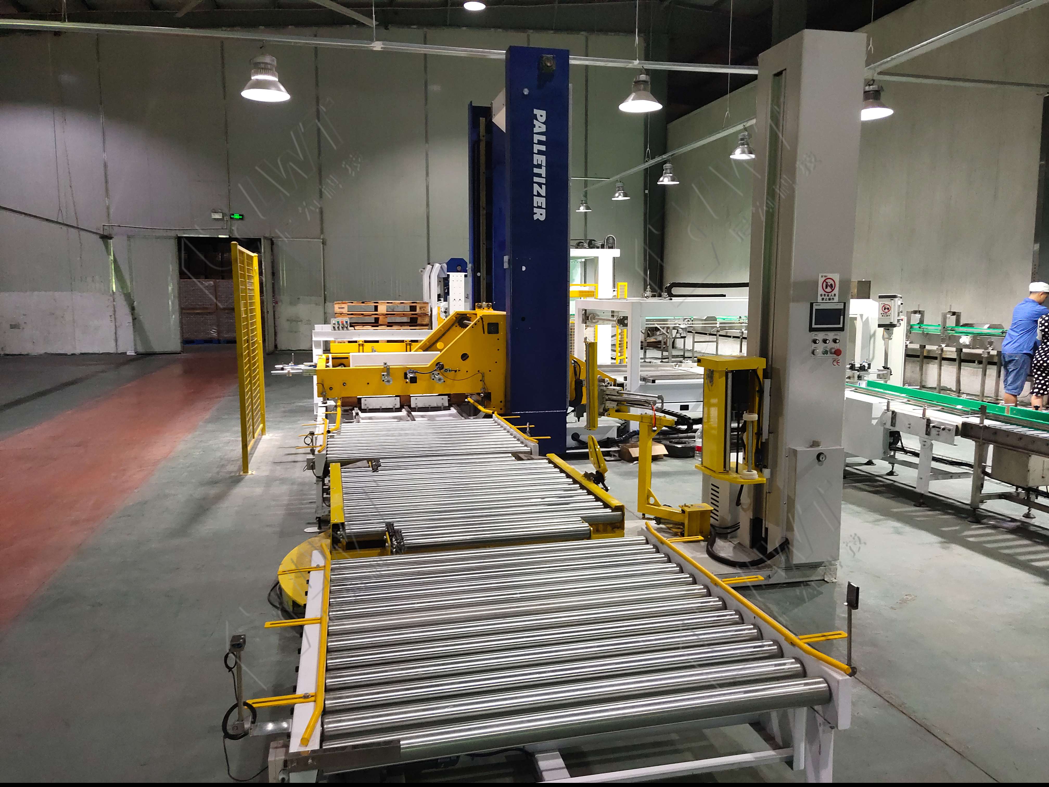 Automatic Gantry Case Palletizer Machine Tray Barrel Case Carton Bag Packing Palletizer