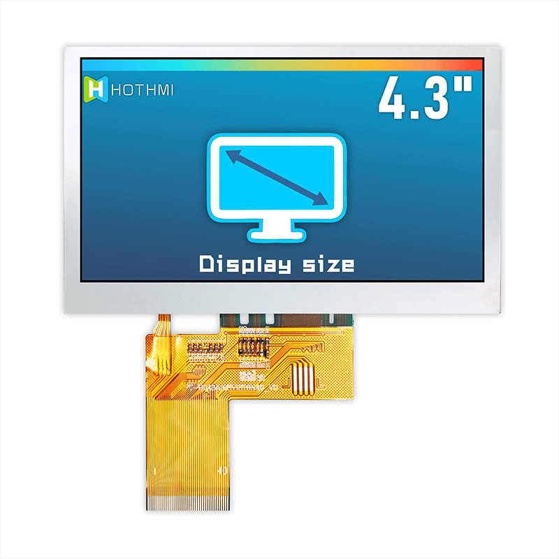 Sunlight Readable 4.3 Inch TFT LCD Display 800x480 Pixels TFT-H043A10SVIST6N40