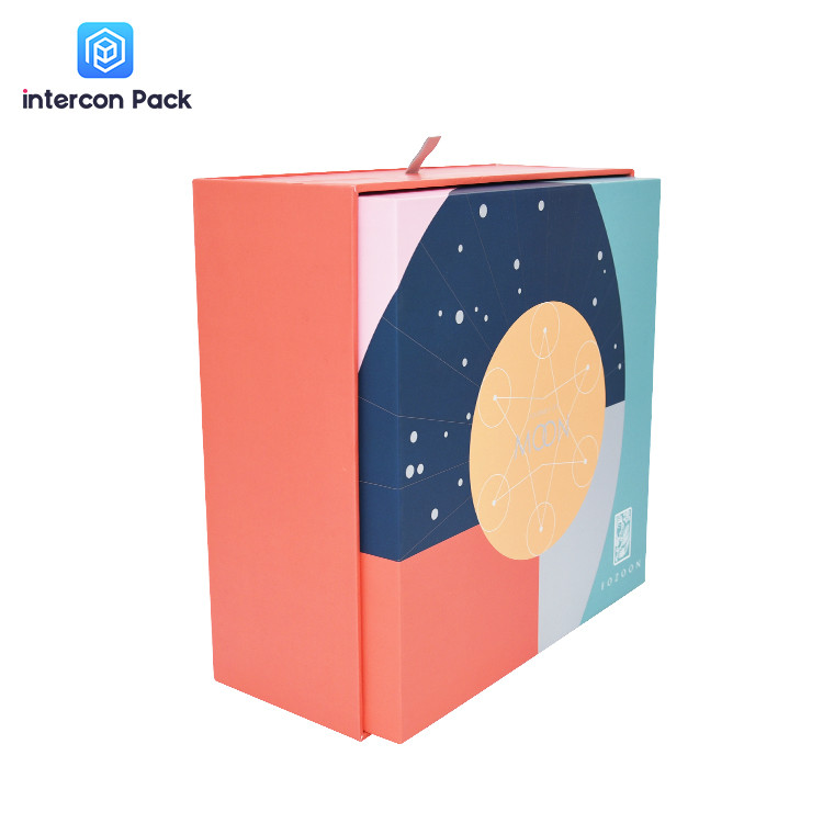 TUV Magnetic Closure Gift Box , Environmental Friendly Cardboard Drawer Box