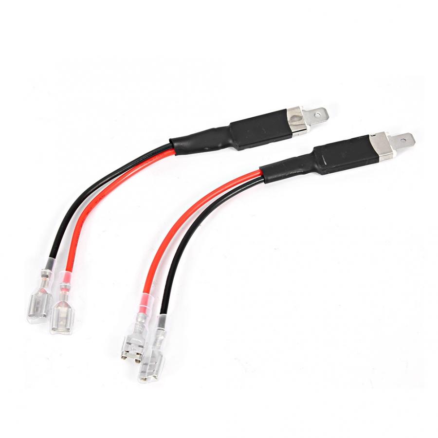 Single Wire H1 LED Bulb Connector 12v ABS Electric Wire Harness For LED Headlights