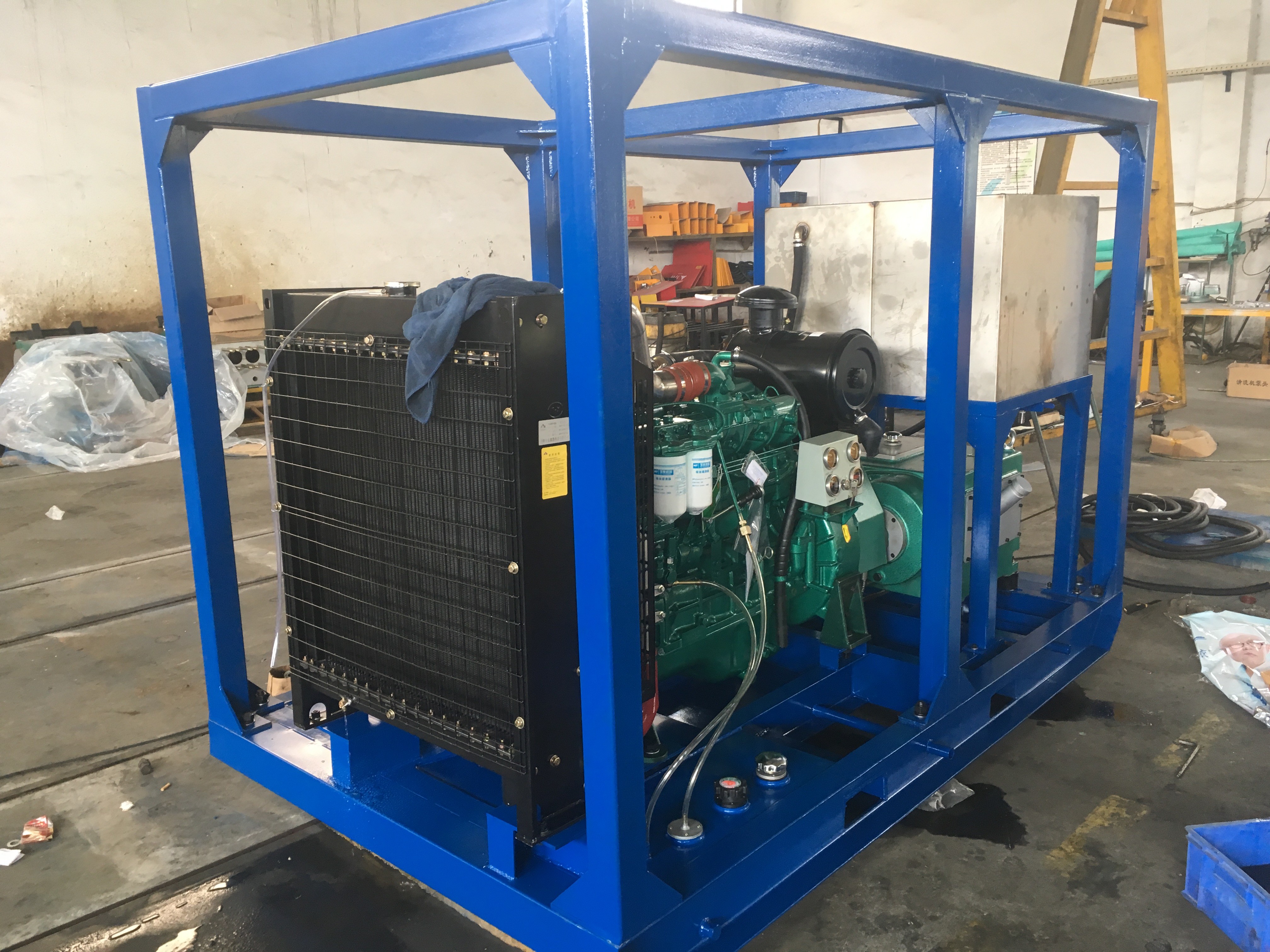 55Kw 1100bar Pipeline Pressure Test Pump Pressure Vessel Testing Equipment