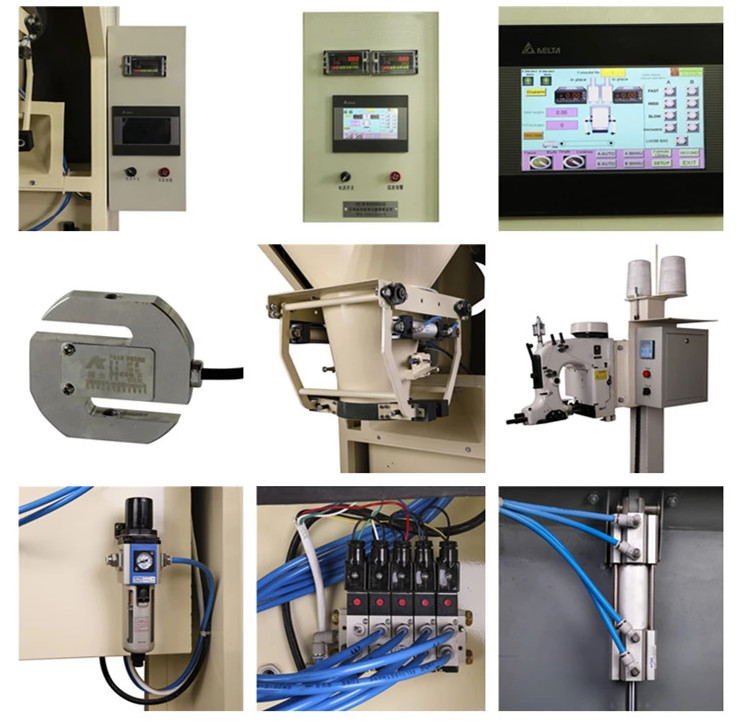 50kg Potato Bagging Machine Scale Equipment Irregular Shape Diatomite Legume