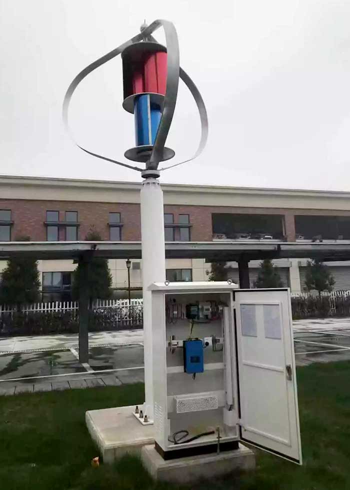 Maglev Vertical Axis Wind Turbine Grid-connected Power Supply  1000W48V Microgrid Electricity