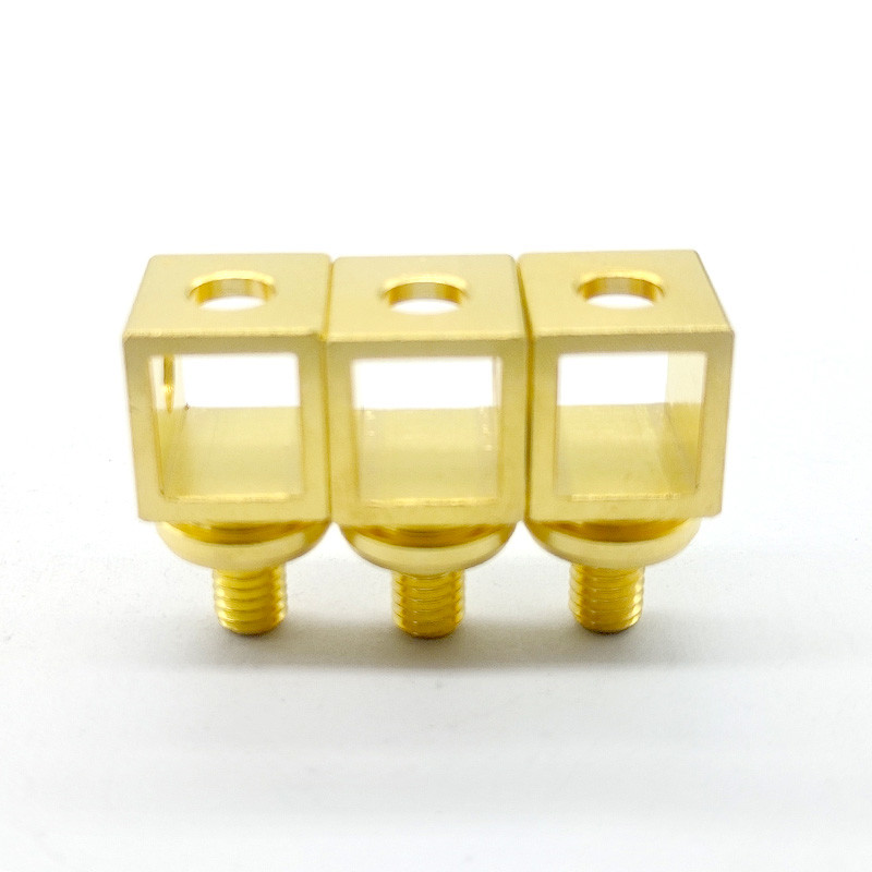 Micro Machining CNC Brass Parts Anodized Brass Precision Turned Components