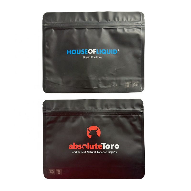 Custom Order Accepted Ziplock Reclose Plastic Smoking Cigar Wraps With Custom Printing
