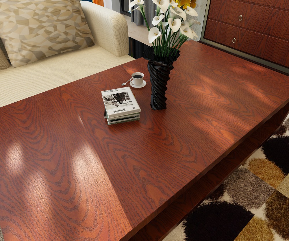 Wood Grain PVC Film Vacuum PVC Lamination Film For Furniture MDF Panel