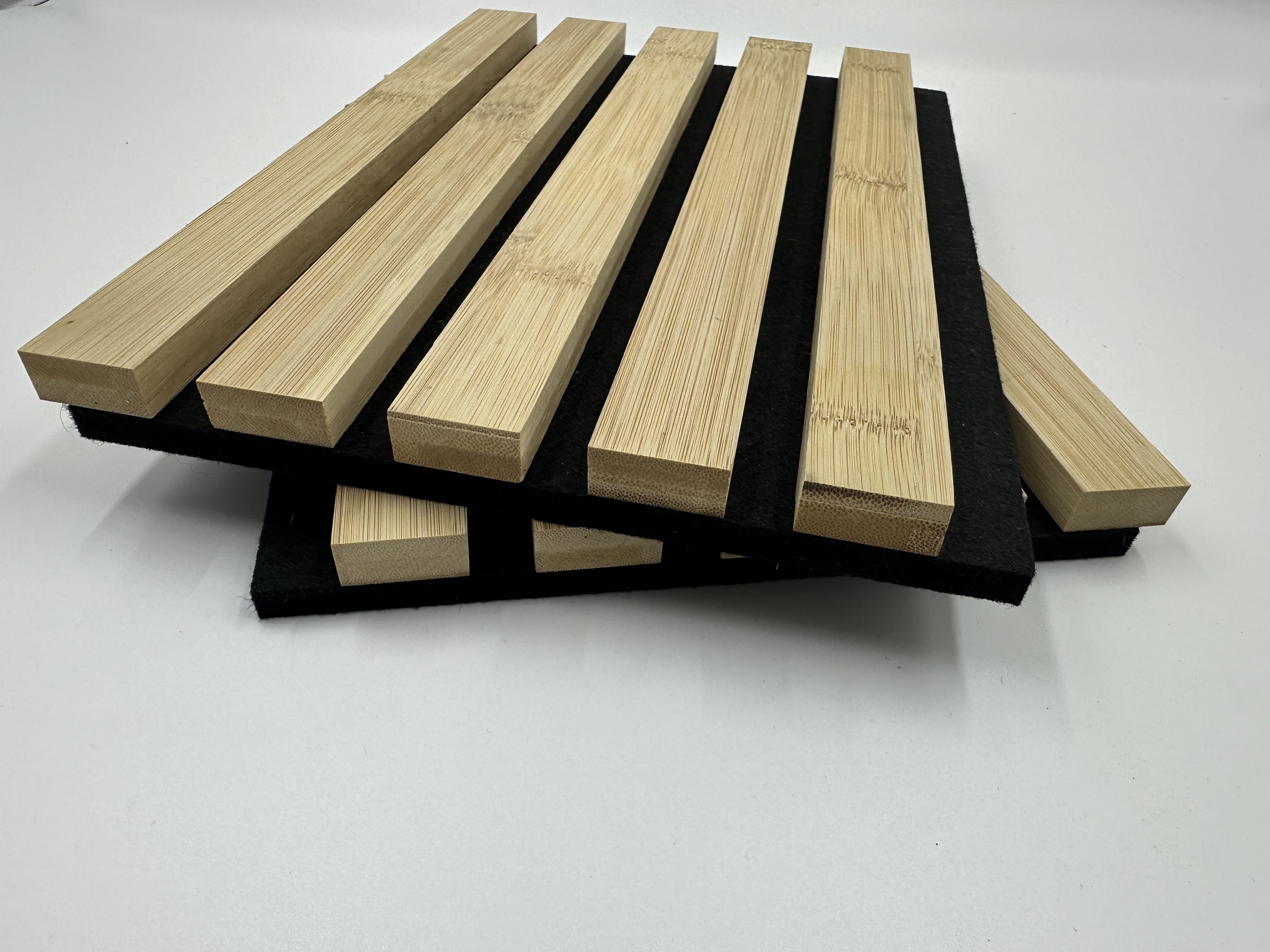Natural Bamboo Wood Akupanel Sound Absorption Interior Acoustic Wood Wall Panels