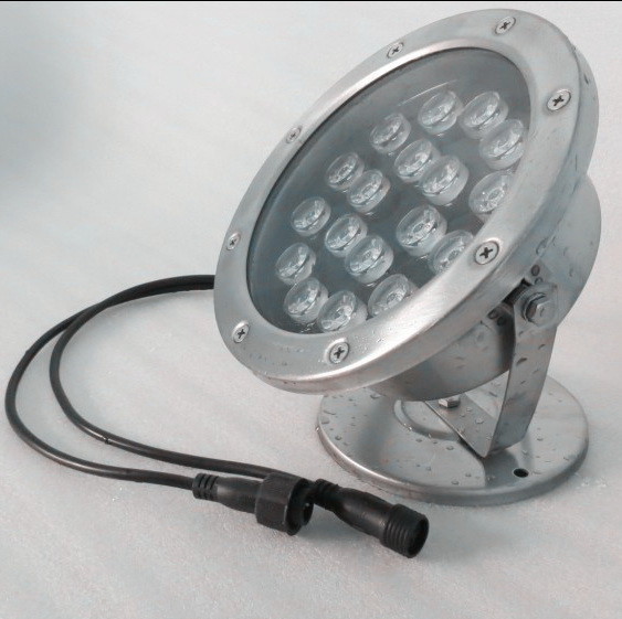 18x8W 24V Tempered Glass Rgbw Underwater Pool Lights Stainless Steel