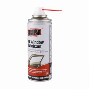 China Tinplate Can Car Window Lubricant Spray 200ml AEROPAK Thermoplastic on sale