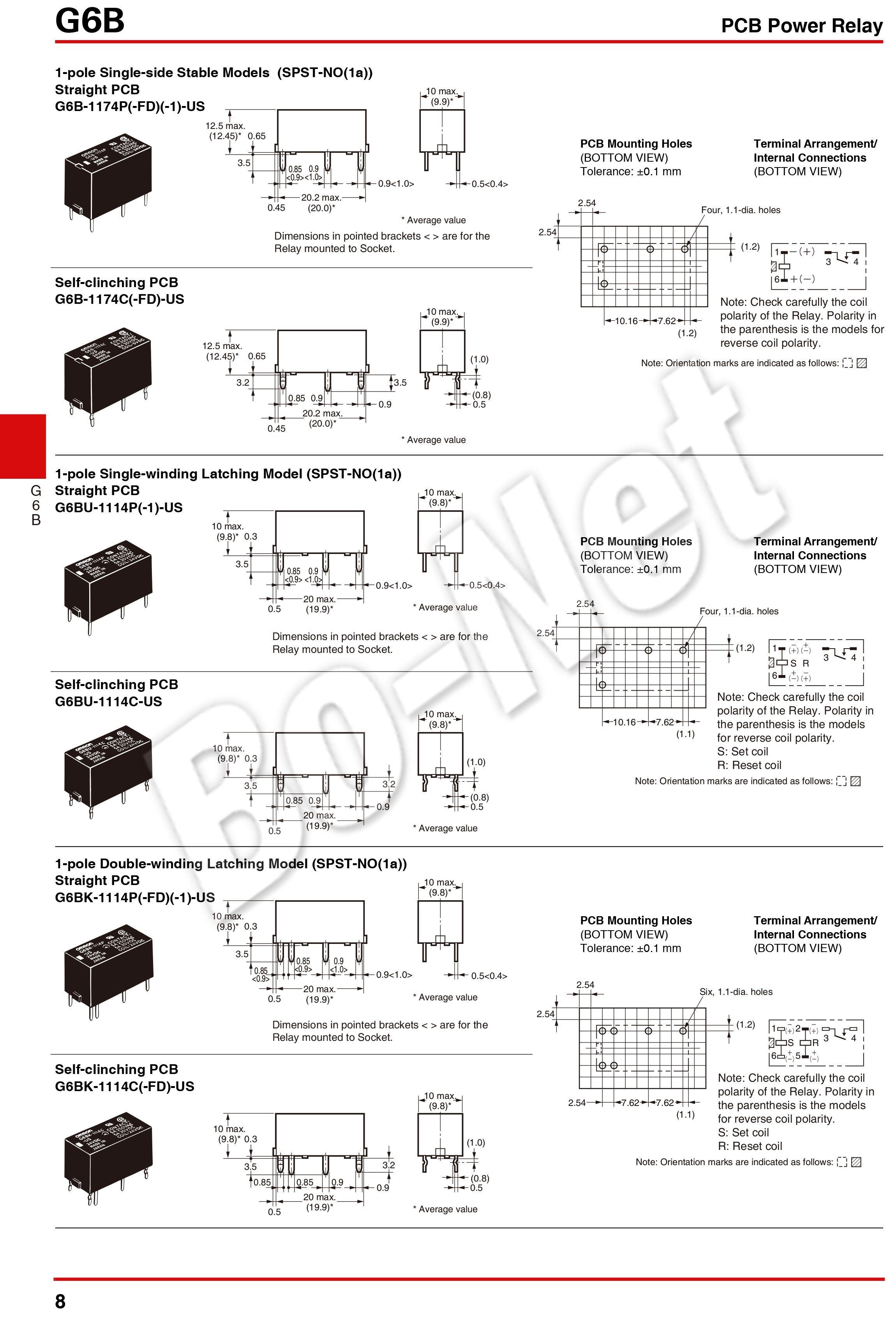 G6B-2014P-US-5VDC Omron orignal new electromagnetic relay G6B-2014P-US-12VDC G6B-2014P-US-24VDC