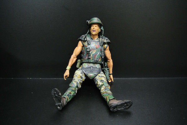 Camouflage Soldier Action Figures , Army Action Figures With Screaming Face