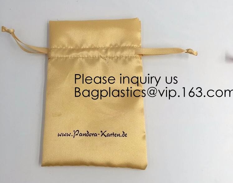 Gift Wedding Satin Favor Bags,Luxury Satin gift Drawstring Bags,Drawstring Bag For Ring,Cosmetic Bag , Make Up Bag pack