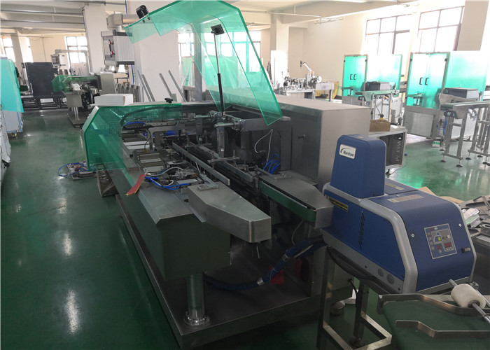Hot Gluing High Speed Cartoning Machine For Medicine Cosmetics Horizontal Type