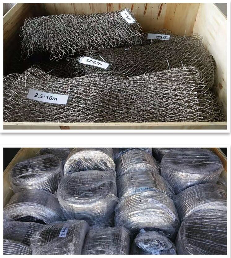 Flexible Stainless Steel Wire Rope Stair Railing Mesh Security Garden Fence