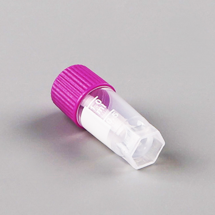 Disposable Screw Cap Self Stand Cryogenic Vials 1ml Lab Consumables