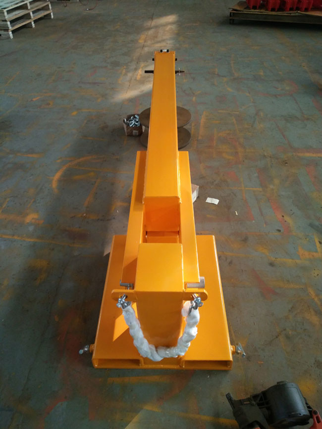 Appliance Forklift Attachment Telescopic Fork Mounted Crane Jib Boom