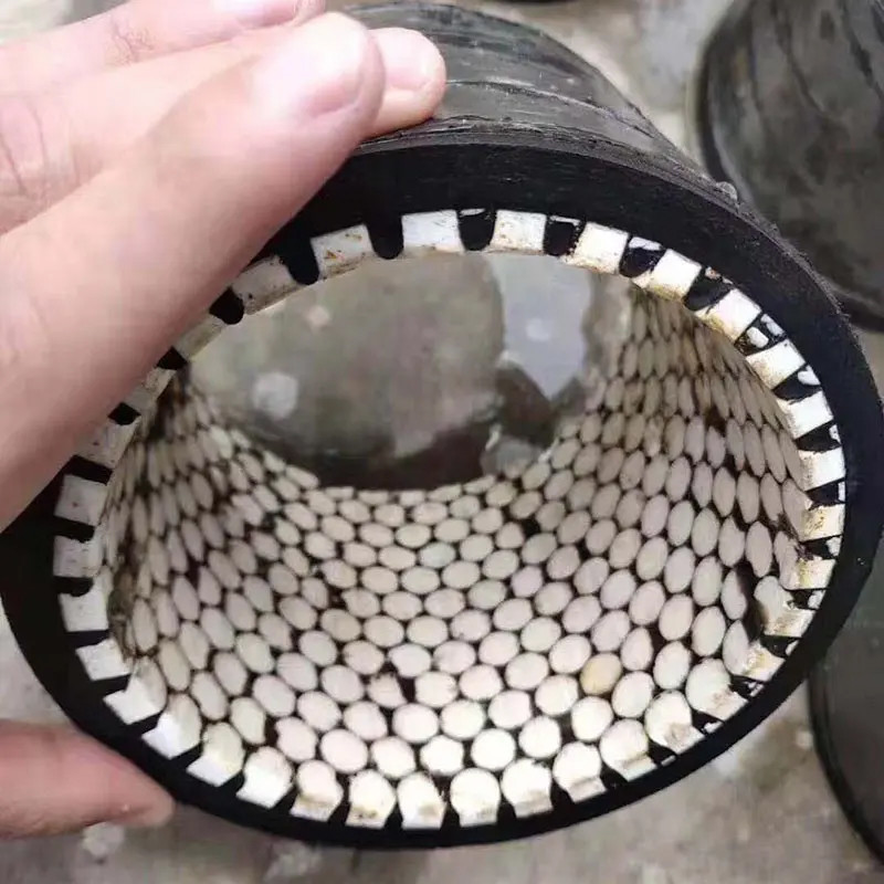 South Africa Mining Ceramic Lined Hose Black with Clamps Coupling