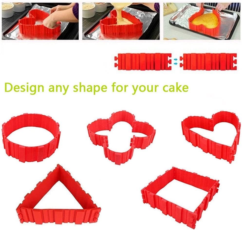 Non Stick Pound Silicone Cake Mould Multicolor Odorless Durable