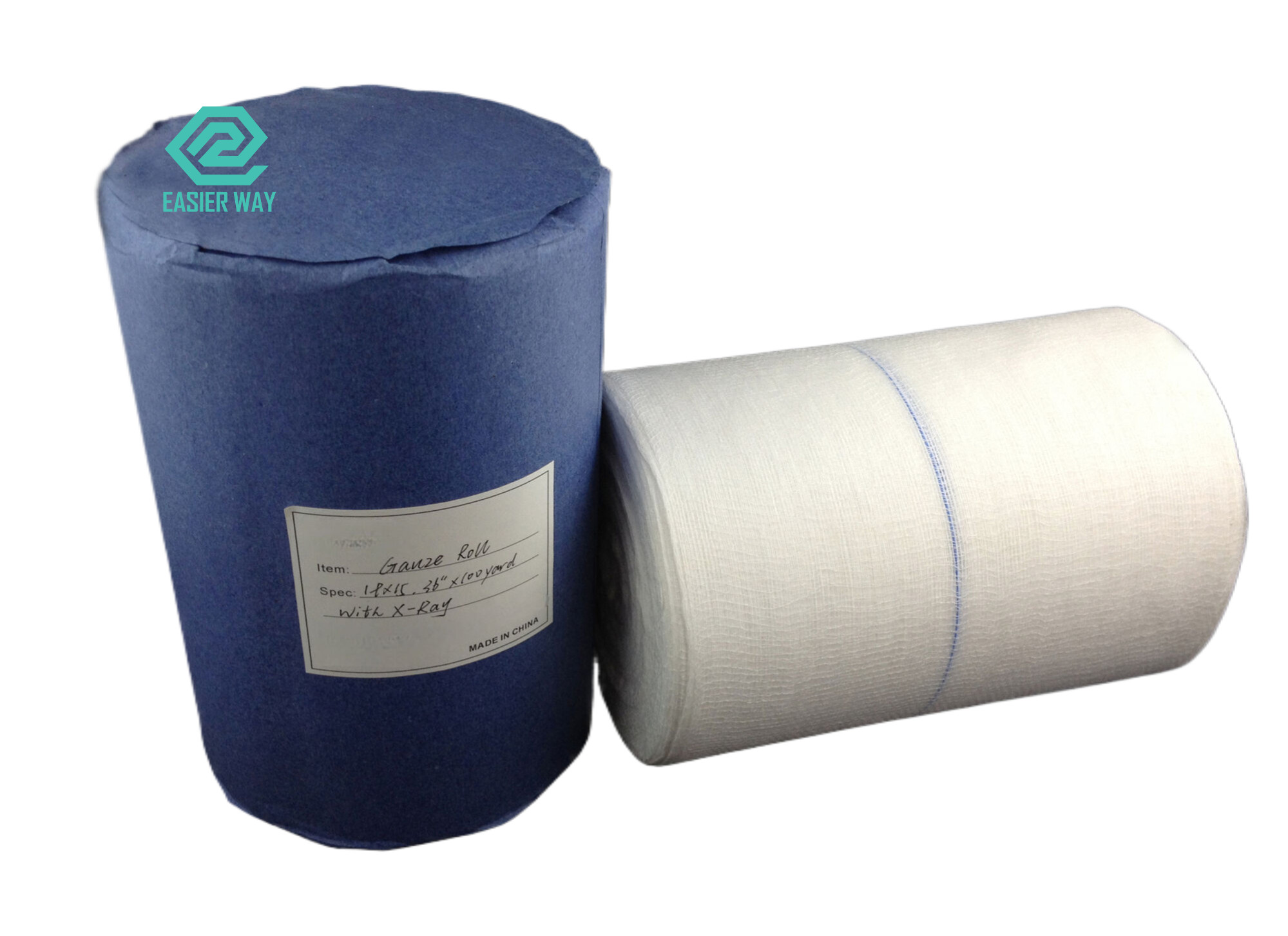 Individual Wrapped 36" High Absorbency Medical Dressing Absorbent Gauze Roll