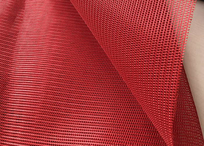 Warp Knitted Sports Mesh Fabric Hard Feel Mesh For Chair And Hat