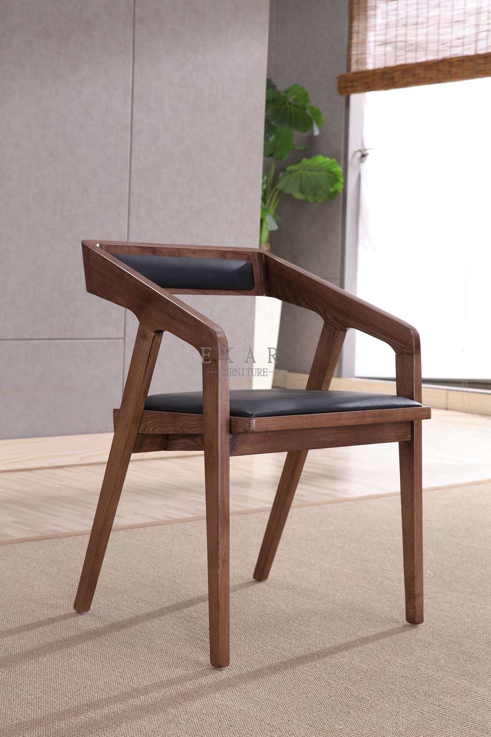 Modern European Style Wooden Dining Chair