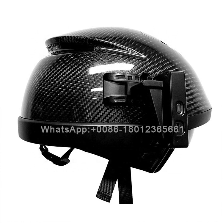 Airports Real Time Smart Temperature Measuring Helmet