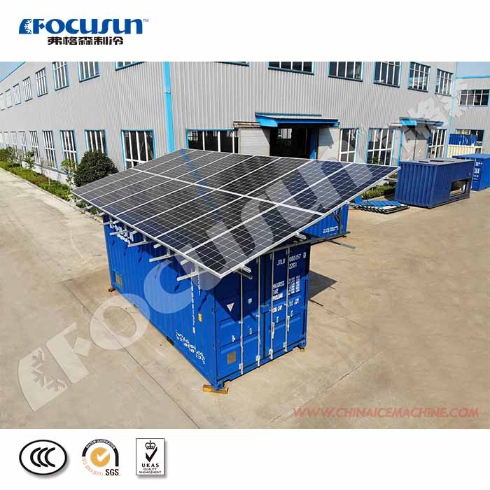 8 Hours Cooling in 40 ft Containerized Solar Powered Cold Room with Bitzer Compressor