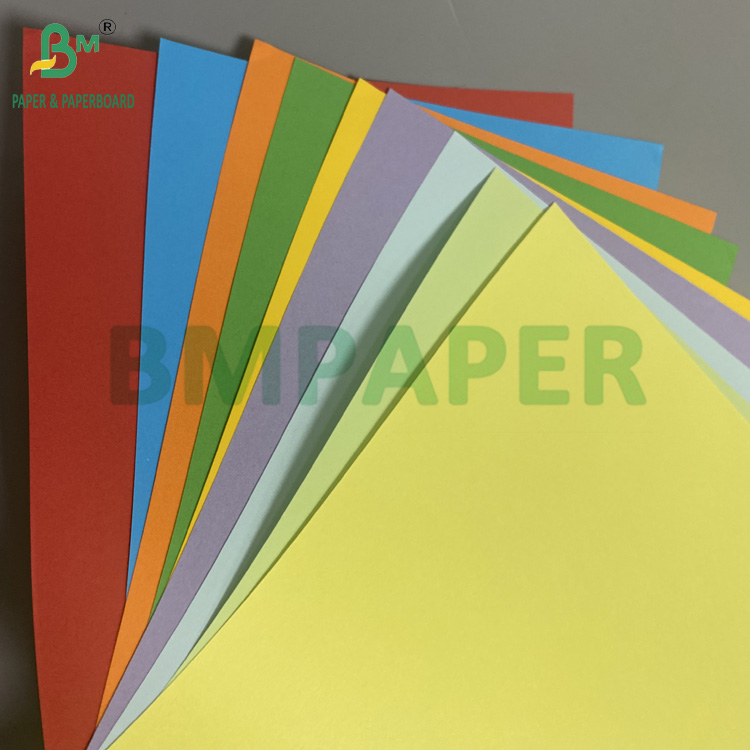 110gsm Bright Color Offset Paper Multicolour Woodfree Sheets Ream Package Bulk